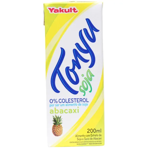 Bebida À Base De Soja Abacaxi Yakult Tonyu Caixa 200ml - TOHNYU - Bebidas