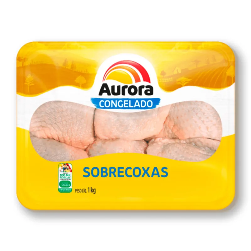 SOBRECOXA AURORA 1KG CONGELADO - AURORA - Carnes
