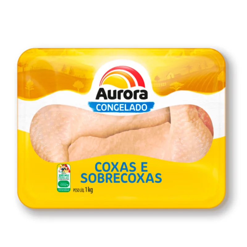 COXA/SOBRECOXA FRANGO AURORA 1KG CONG - AURORA - Carnes