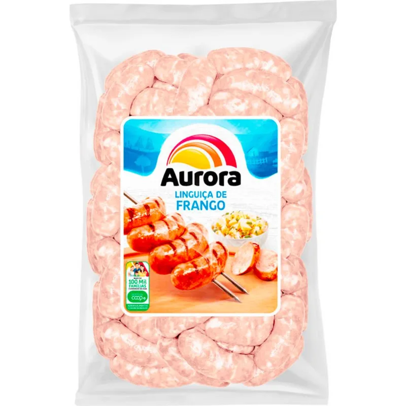 Linguiça de Frango Aurora Congelada 2,5kg