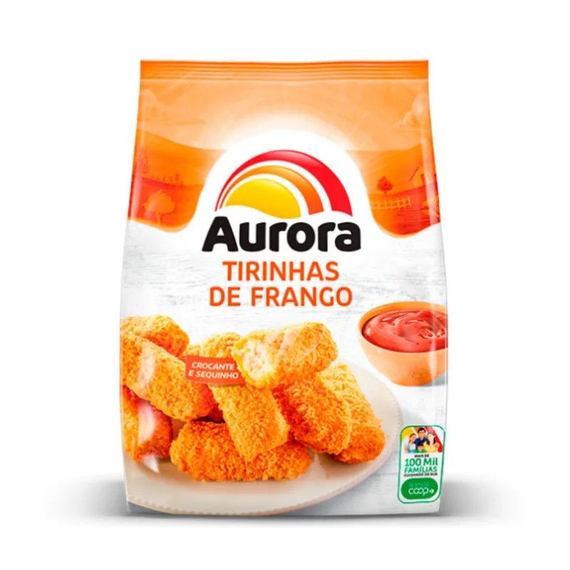 Tirinhas de Frango Congelado Aurora 360g