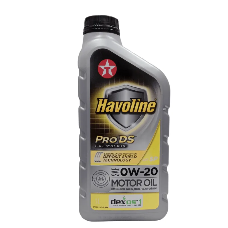 Óleo Lubrificante Havoline Motor Sae 0w20 Sintético Api Sp 1l Óleo Lubrificante Havoline Motor Sae 0w20 Sintético Api Sp