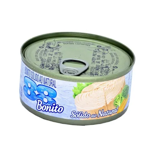 Atum 88 Bonito Solido Natural Light - NATURAL - Mercearia