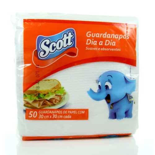 Fd Guardanapos 30x30 Scott - SCOTT