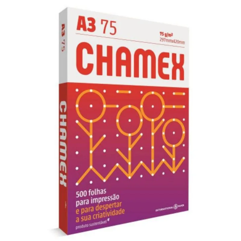 Chamex Multi 75gr A3 Resma 500 Folhas