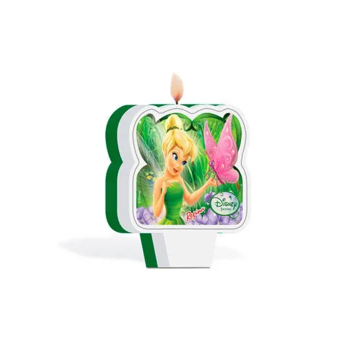 Vela Aniv Regina Plana Fadas Disney - DISNEY - Bazar
