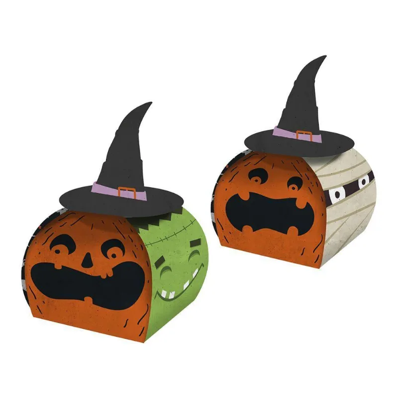 Caixa Para Doces Halloween - 8 Unidades