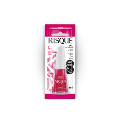 ESMALTE RISQUE CREMOSO 8ML AMARCAO AMOR NV - CREMOSO - Cosméticos E Perfumaria