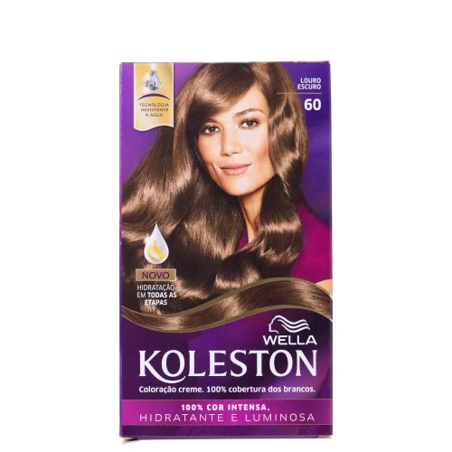 Tintura 60 Louro Escuro 250g Koleston - KOLESTON - Higiene E Beleza