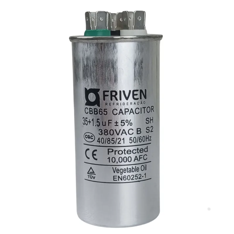 Capacitor 35 + 1.5Uf 380V Duplo Friven