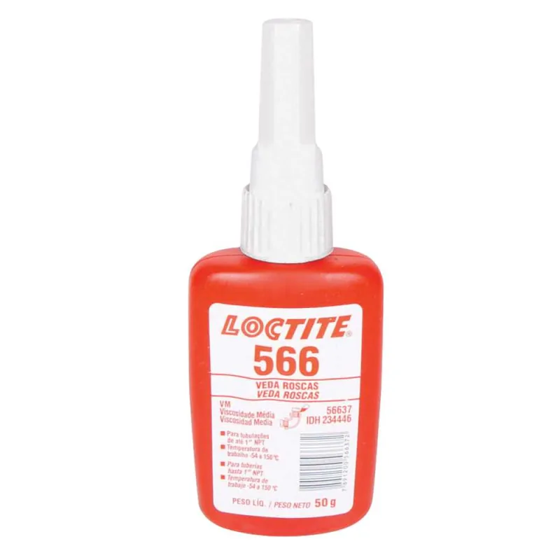 Adesivo Anaeróbico Veda Rosca 566 50g Marrom 234446 - Loctite - LOCTITE