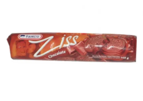 Biscoito Recheado Chocolate Ziss 140g Panco - PANCO - Mercearia