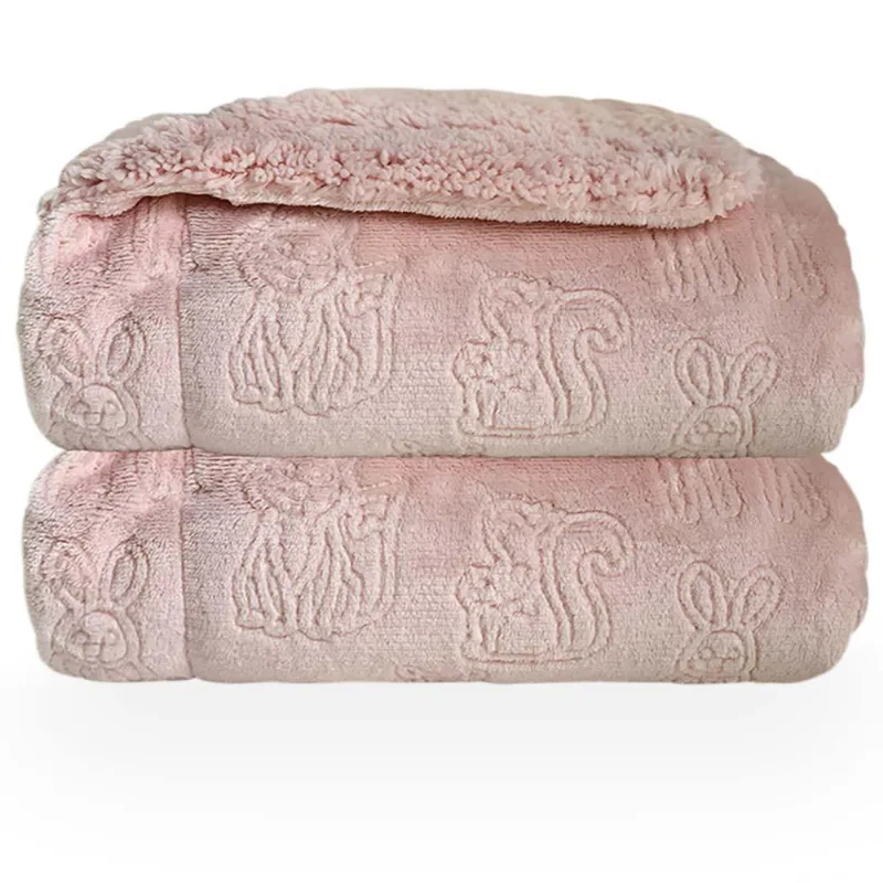 Cobertor Bebê Plush Sherpa Ferrete Catran