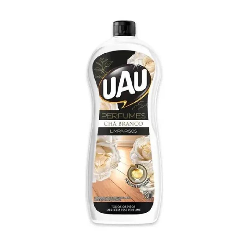 Limpador de Piso Chá Branco Uau 750ml - UAU - Limpeza