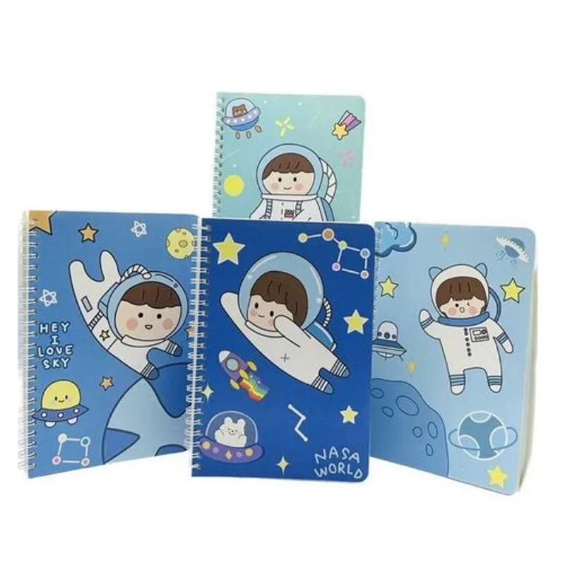 Caderno A5 Astronauta Travel Nasa 60 Folhas Espiral