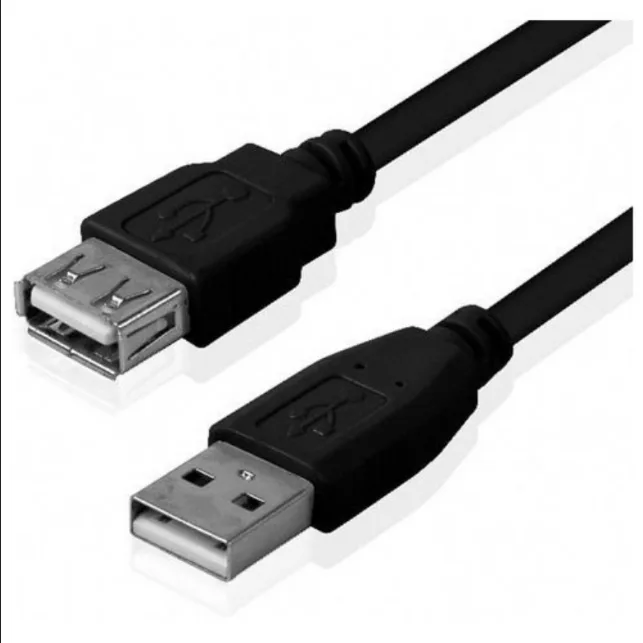 Cabo Extensor Lelong Usb Macho/usb Fêmea, 2m, Le-803