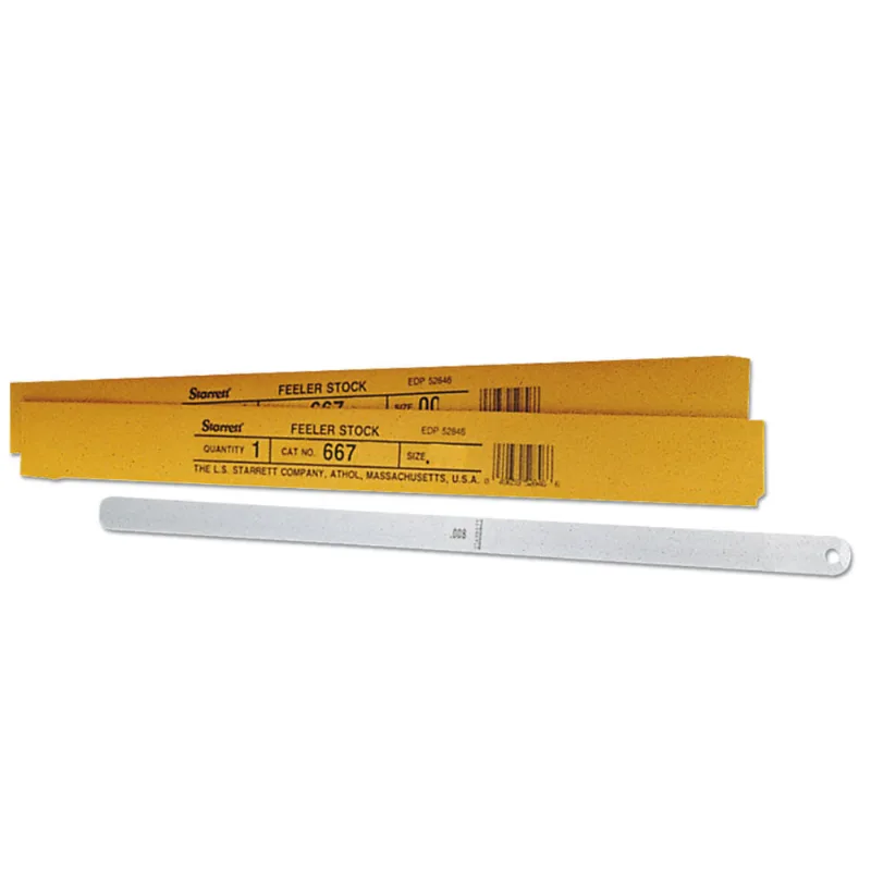 Calibrador de Folga em Lâmina 300 x 13mm - 0,70mm Starrett 667M-70 667M-70