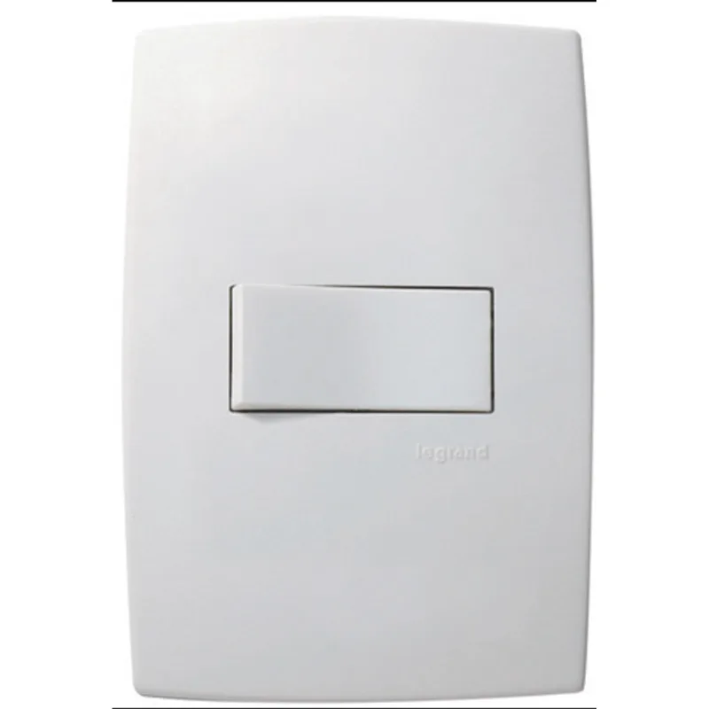 conjunto 4x2 interruptor paralelo horizontal 10a pialplus branco pial