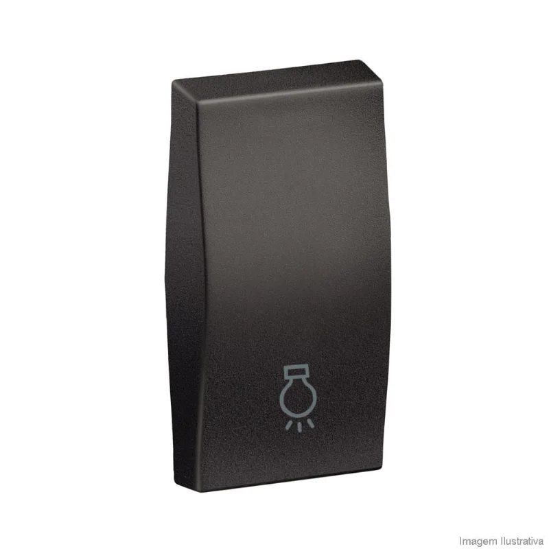 Tampa para pulsador de minuteria grafite Vela 685221 Pial