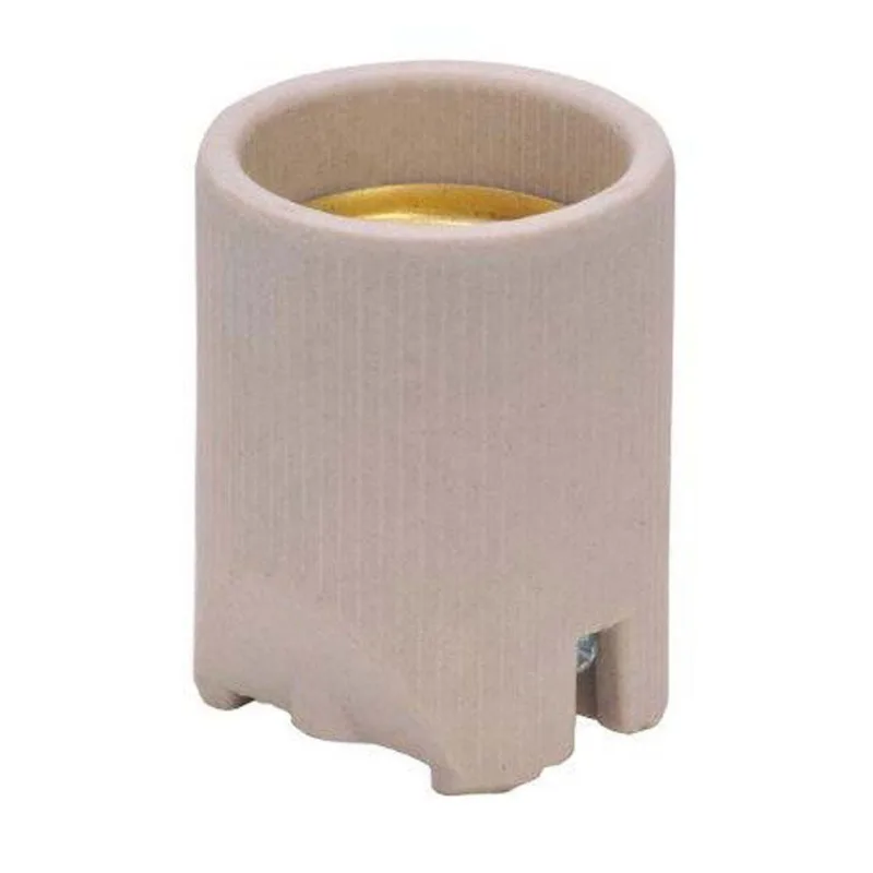 Porta lâmpada E 27 porcelana 4A branca Lorenzetti
