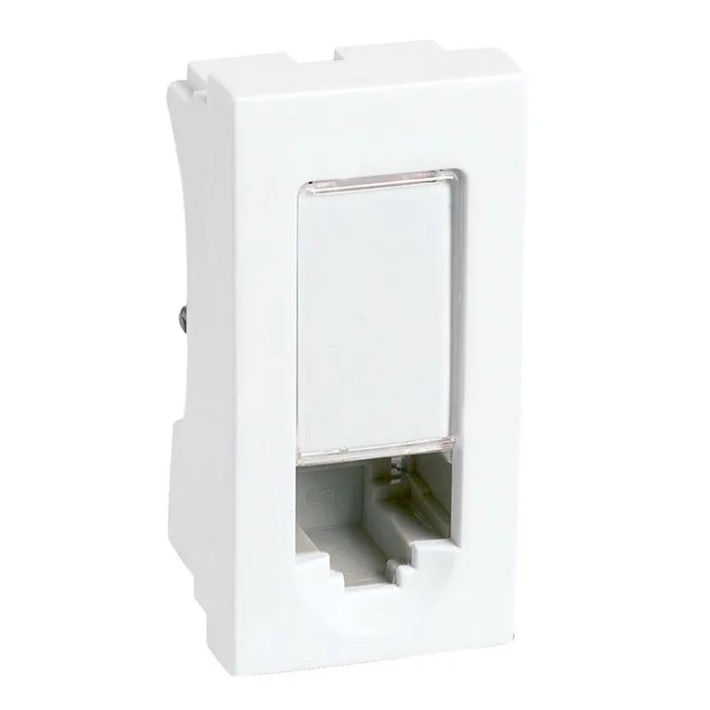 tomada rj45 cat6 inf conex lcs pp pial branco