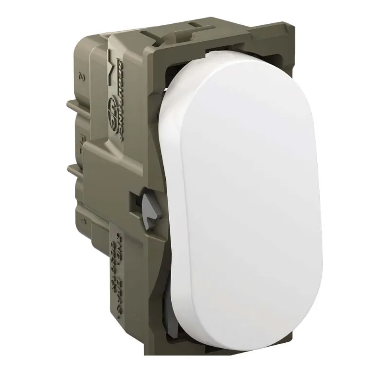 Interruptor simples 10A 250V automático branco Nereya Pial