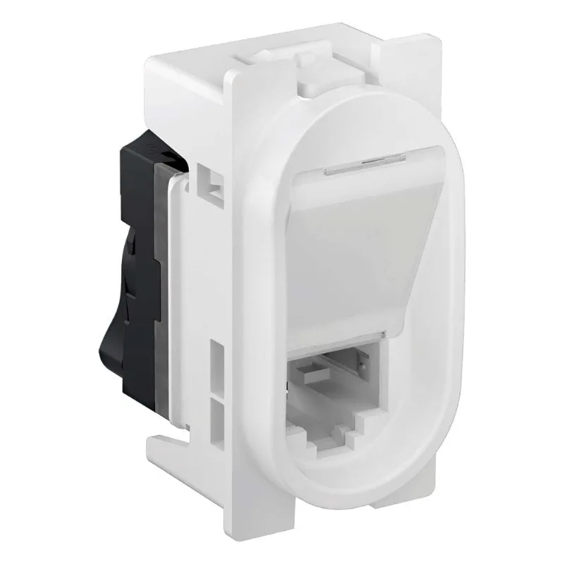 Tomada para rede RJ45 Nereya branca Pial