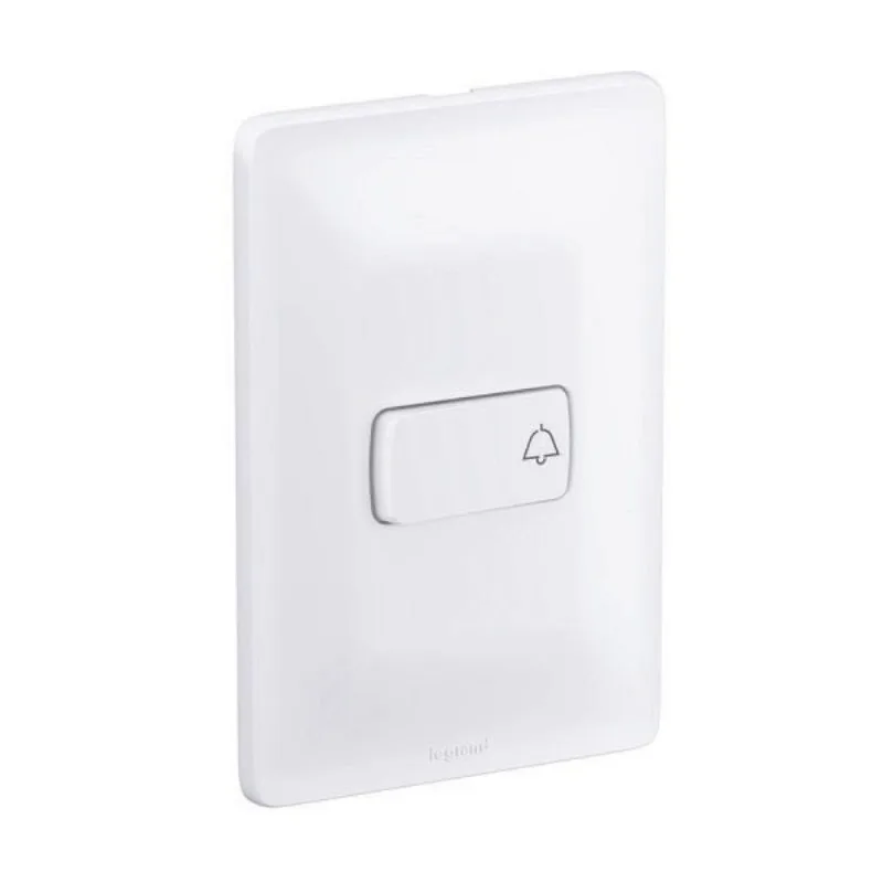 Pulsador de Campanhia Zeffia Legrand 4x2 2A 250V Branco