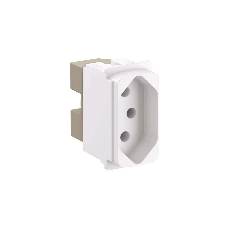 Tomada 10A 250V 1 módulo 680160 Pial