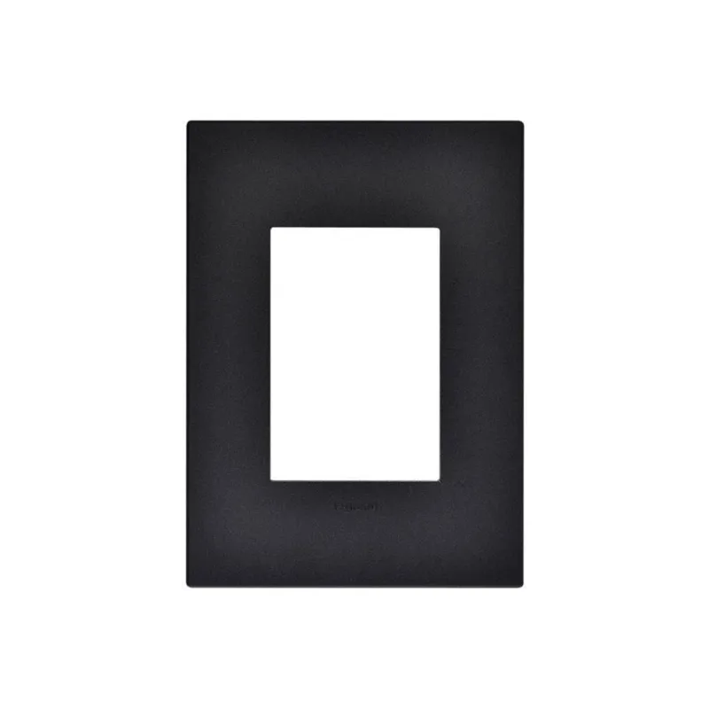 Placa Legrand Pial Graphite Arteor Quadrado 3 Seções 4X2