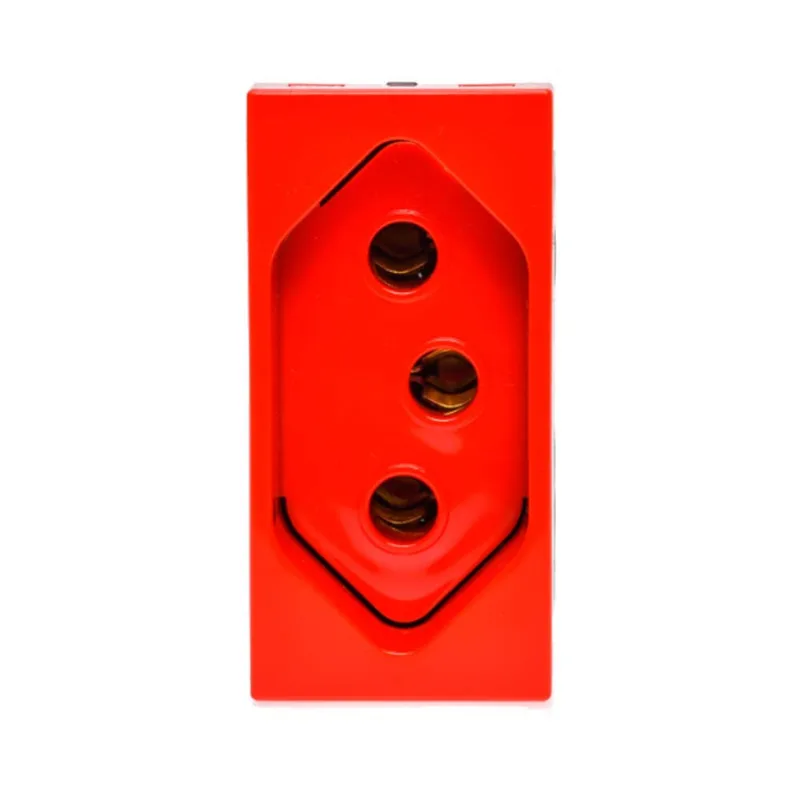 Módulo tomada Arteor 2Pt 10A vermelho 593730 Pial