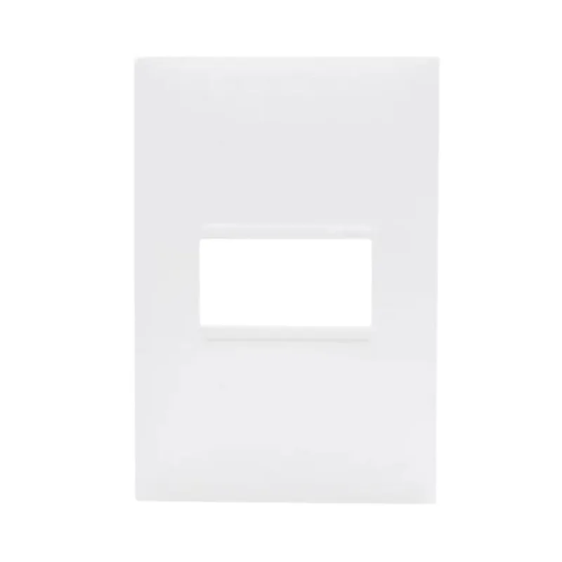 Placa 1 Posto 4x2 com Suporte Pial Plus+ Legrand Placa 1 Posto 4x2 sem Suporte Branco Pial Plus+