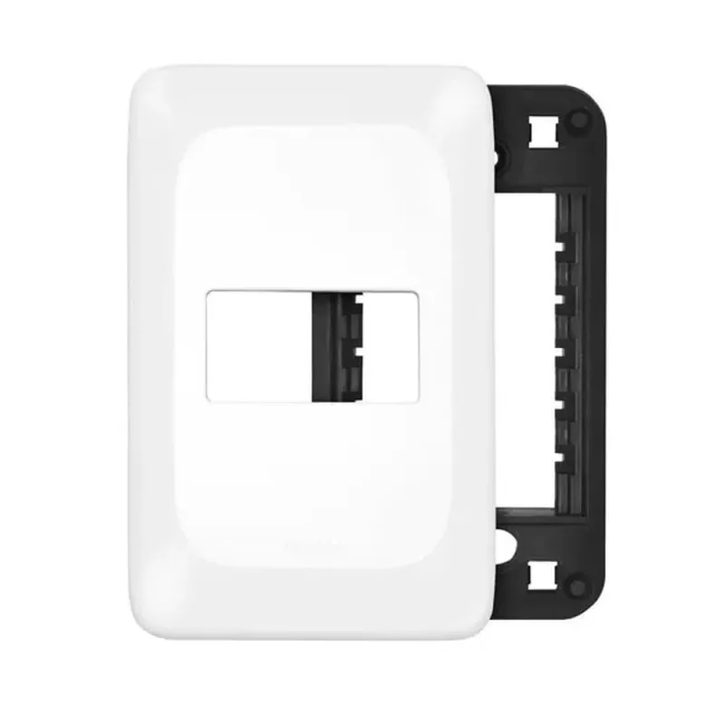 Placa com Suporte 1 Posto 4x2 Branco Pial Pop Legrand - Legrand - Eletrica