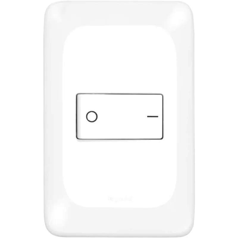 Conjunto Interruptor Bipolar Simples 10 A LGX010B 4x2 - PIAL POP - PIAL - Material Elétrico