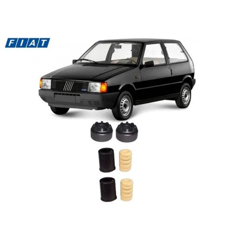 Par Coxim Batente Coifa Do Amortecedor Dianteiro Fiat Uno 1999 1990 1991