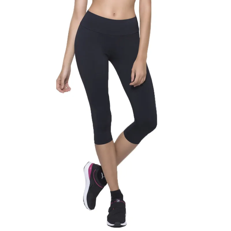 Calça Legging Corsário Selene Básica Feminina - Preto - Selene - Moda