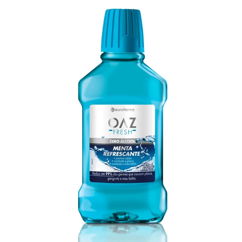 Enxaguante Bucal Oaz Fresh Menta Refrescante 250ml