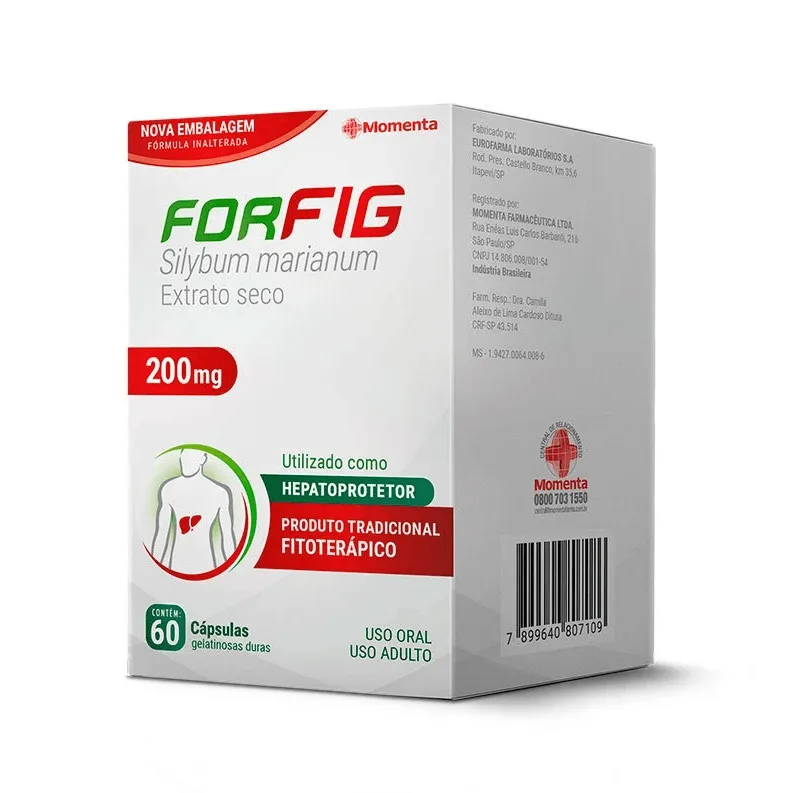 Forfig 200mg 60 Cápsulas Duras - Forfig - Medicamentos E Saúde