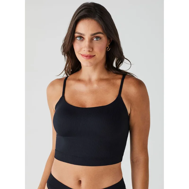 Camisete Cropped Topsu® com Bojo 52420 Super Black M