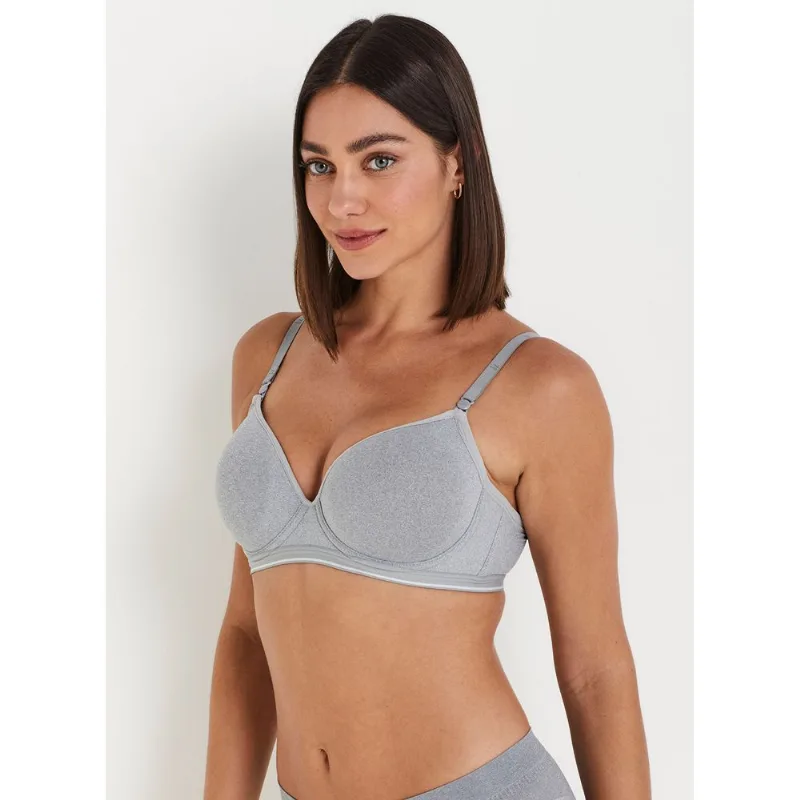 Sutiã Lift Airy NCG 51818 Washed Prata - 40B