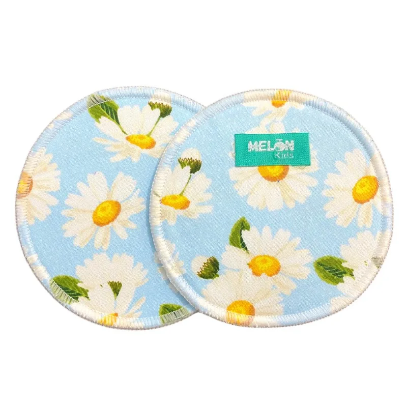 Absorventes Para Seios Reutilizável Margaridas