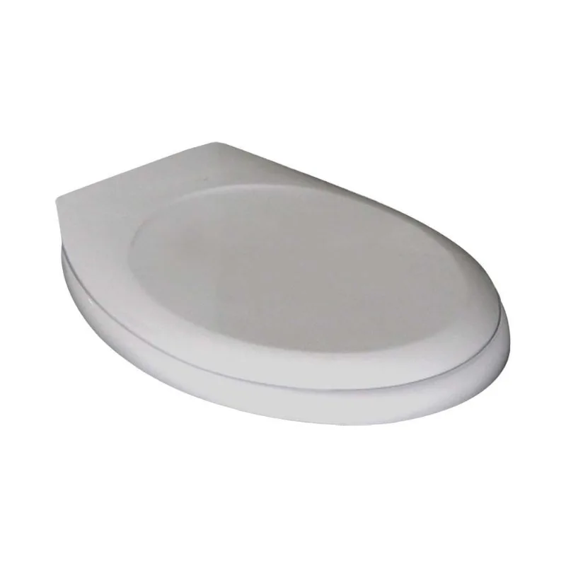 Assento sanitário termofixo universal Incepa Celite cinza platina Tupan