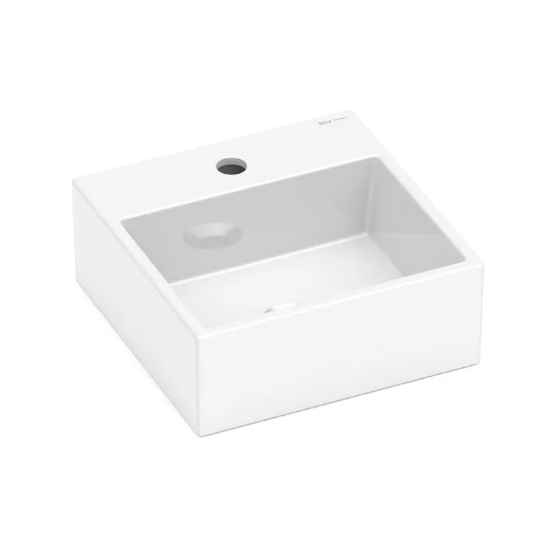 Cuba de Apoio Quadrada 35cm Roca Loft Q6 1850680013100 Branca cuba apoio loft q6 35x35cm incepa branco c/mesa - 1850680013100