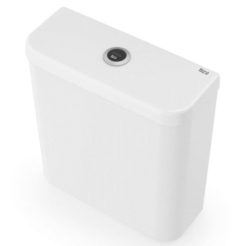 Caixa Acoplada para Duplo Acionamento Touchless Branco Roca
