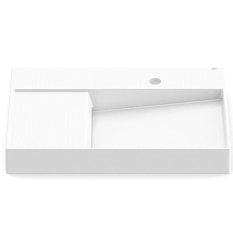 Cuba Geometric Horizon de Sobrepor 600x420mm Branco Matte Roca
