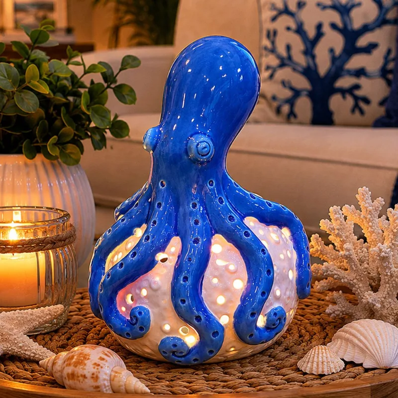 Porta Velas Mesa Polvo Decoração Enfeite Casa Praia De 14cm