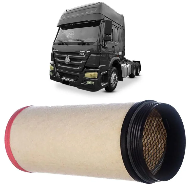 Filtro Ar Howo 380 6x2 2011 a 2016 Euro 3 Tecfil ASR725