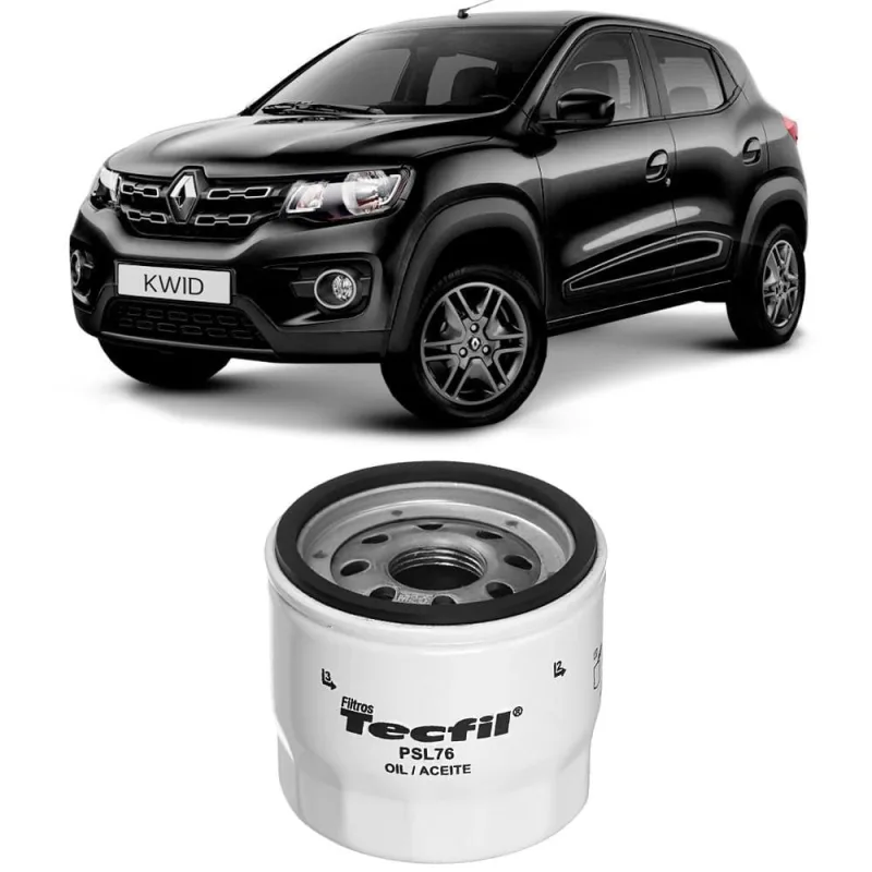 Filtro Óleo Renault Kwid 1.0 12v 2017 a 2023 Tecfil PSL76 - Não Disponível - Automotivo