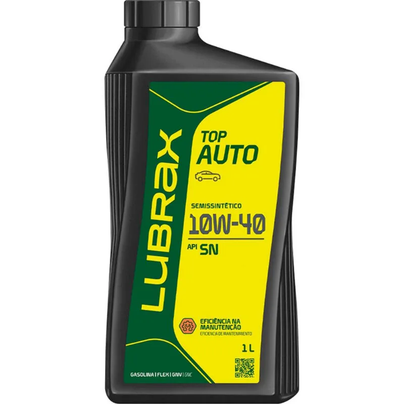 Óleo Lubrificante Semissintético Lubrax Top Auto 10w-40 SN 1L