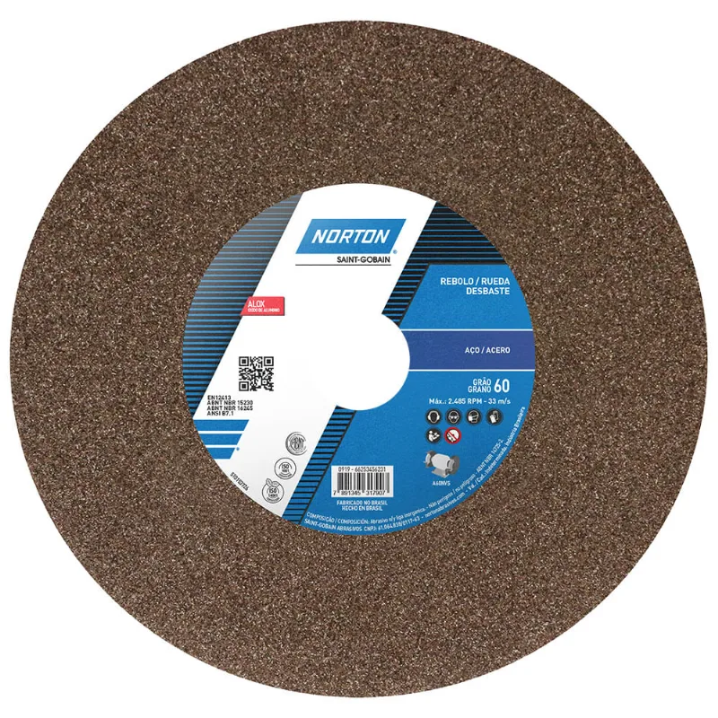 Rebolo de Uso Geral A46 152,4x19x31,75mm Norton 66243464653 66243464653